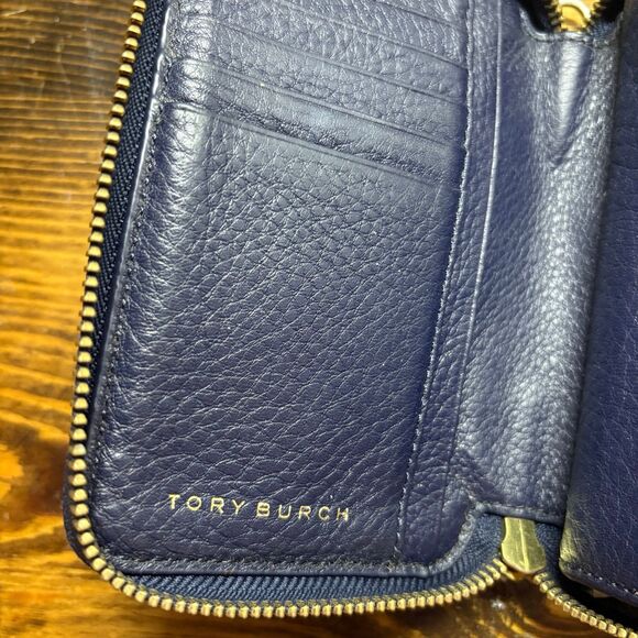 Tory Burch Navy Wallet/Wristlet - Picture 9 of 10
